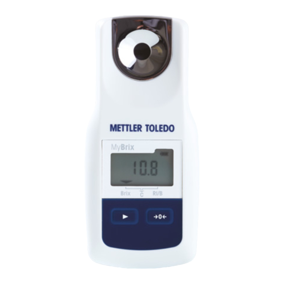 Mettler Toledo MyBrix Schnellstartanleitung
