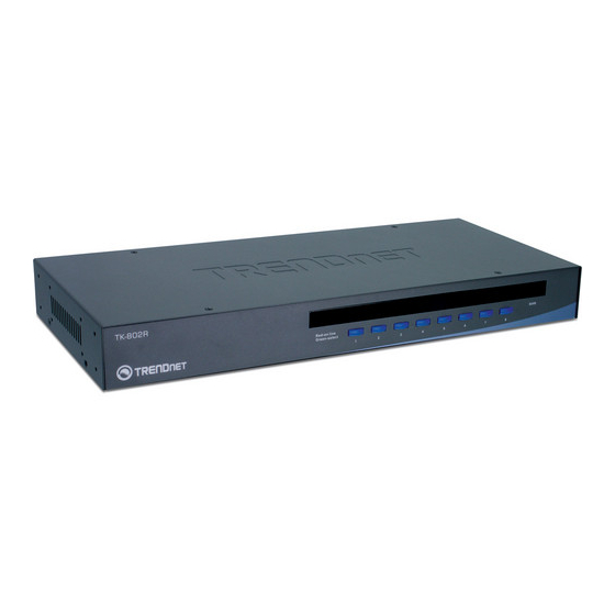 TRENDnet TK-802R Anleitung