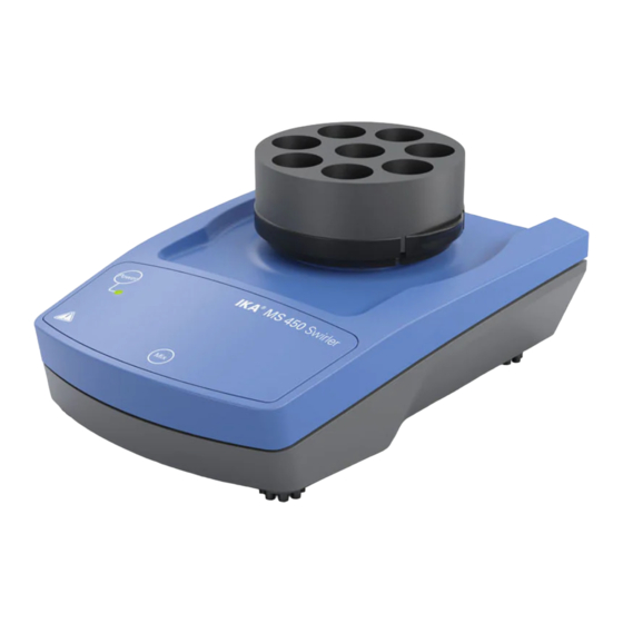 IKA MS 450 Swirler Betriebsanleitung