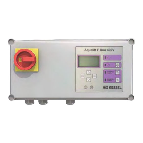 Kessel Aqualift F Comfort 400V Anleitung Für Bedienung Und Wartung