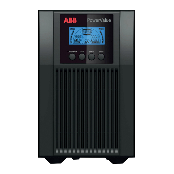 ABB PowerValue 11T G2 series Benutzerhandbuch