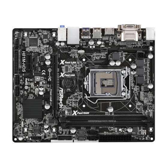 ASROCK H81M-HDS Handbuch