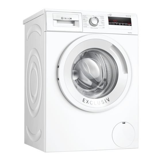 Bosch WAN282U4AT Gebrauchs- Und Montageanleitung