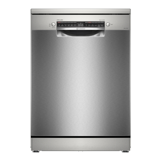 Bosch SMS4HBI01D Gebrauchsanleitung