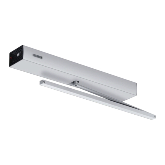 GEZE Slimdrive EMD Montage- Und Serviceanleitung