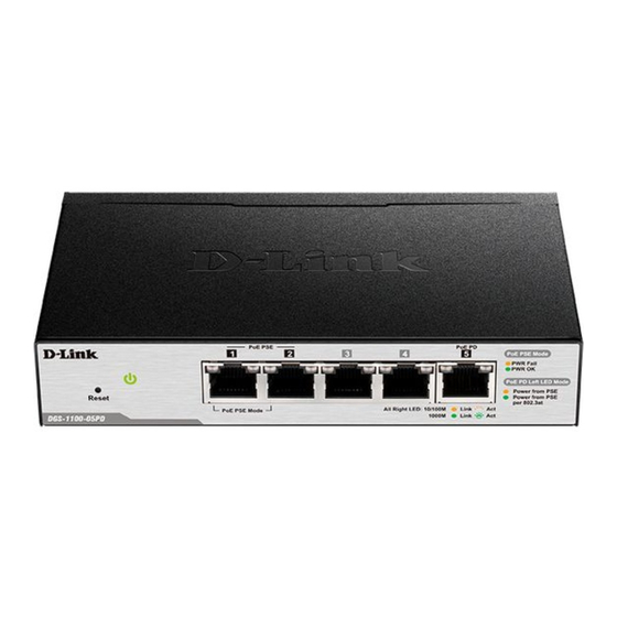 D-Link EasySmart DGS-1100 Serie Erste Schritte