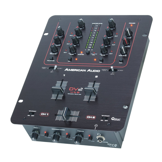 American Audio DV2 USB Benutzerhandbuch