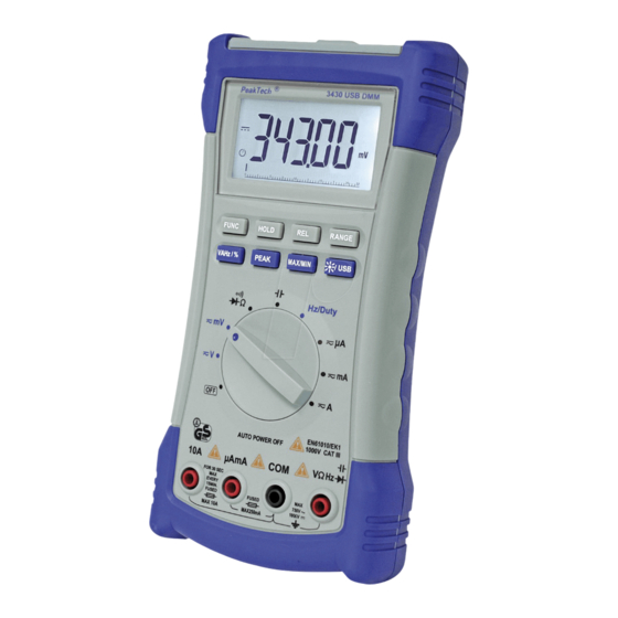 PCE Instruments PKT-3430 Bedienungsanleitung