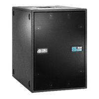 dB Technologies DVA S08dp Bedienungsanleitung