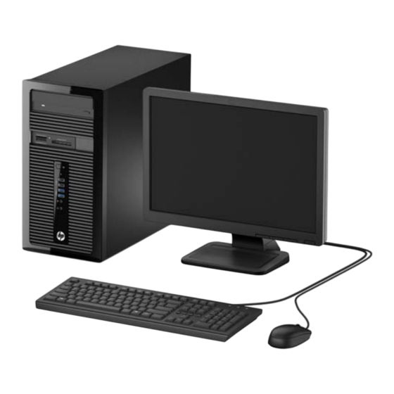 HP ProDesk 405 G1 Microtower Referenzhandbuch