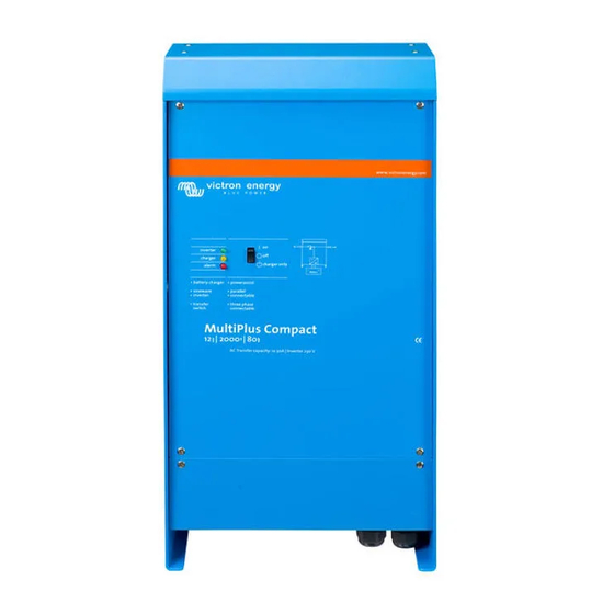 Victron energy Phoenix MultiPlus Compact 12 | 2000 | 80 Anleitung