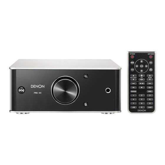 Denon PMA-60 Bedienungsanleitung