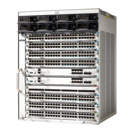 Cisco Catalyst 9400 Serie Installationshinweis