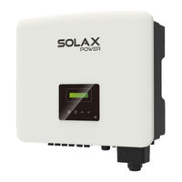 SolaX Power X3-PRO-10KW-G2 Installationsanleitung