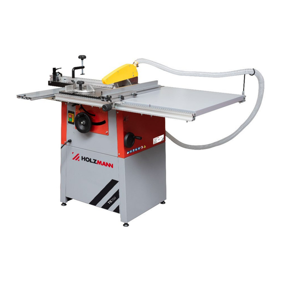 HOLZMANN-MASCHINEN TS200 230V Betriebsanleitung