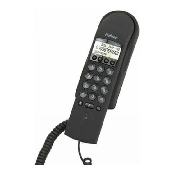 Profoon TX-240 Gebrauchsanleitung