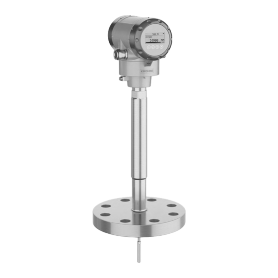 KROHNE OPTIFLEX 8200 Handbuch
