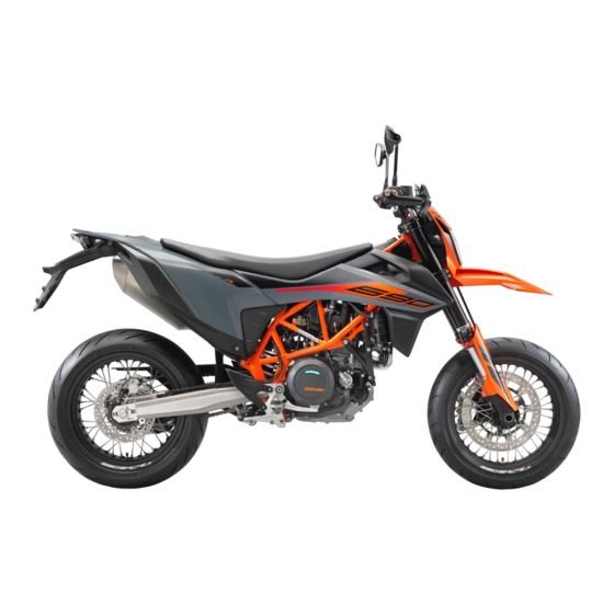 KTM 690 SMC R 2021 Bedienungsanleitung