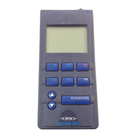 wtw Cond 330i Bedienungsanleitung