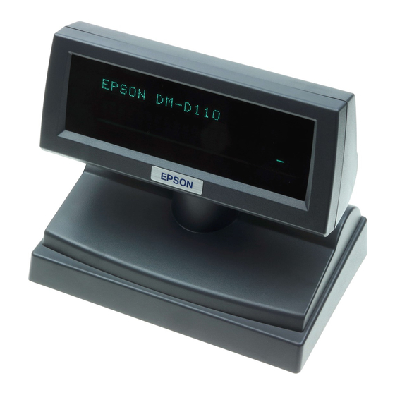 Epson DM-D110 Installationsanleitung