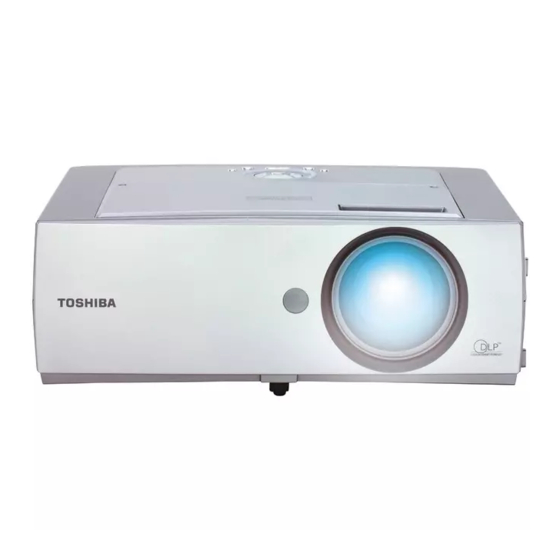 Toshiba TDP-TW300 Bedienungsanleitung
