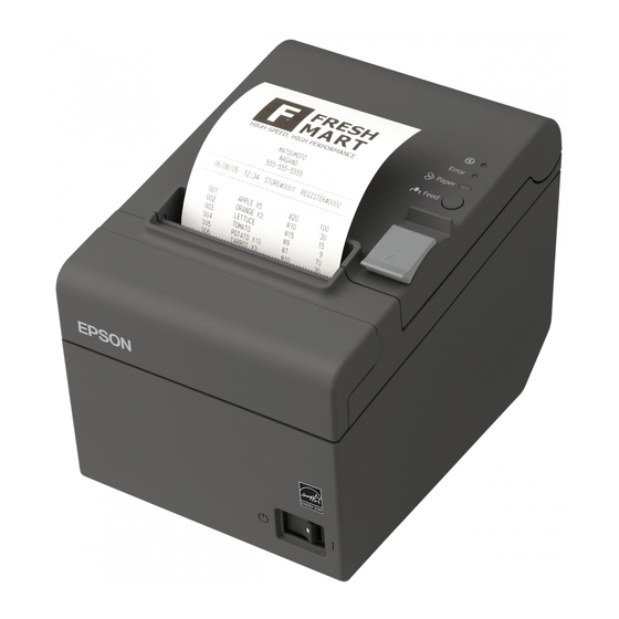 Epson TM-T20II Installationshandbuch