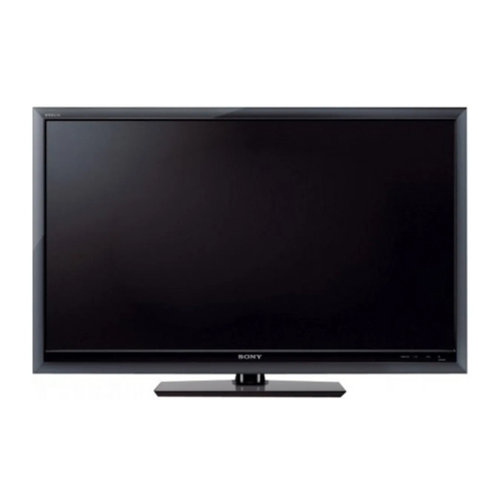 Sony BRAVIA KDL-52Z5800 Handbücher