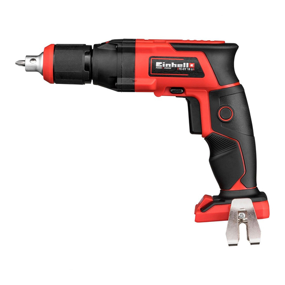 EINHELL TE-DY 18 Li-Solo Originalbetriebsanleitung