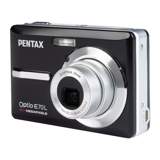 Pentax Optio E70L Benutzerhandbuch