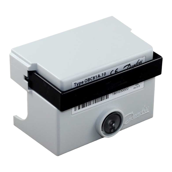 Danfoss OBC 80 Serie Bedienungsanleitung