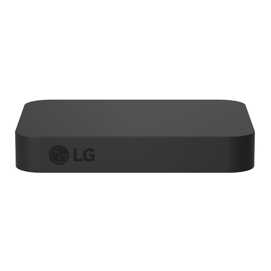 LG WOWCAST WTP3 Bedienungsanleitung