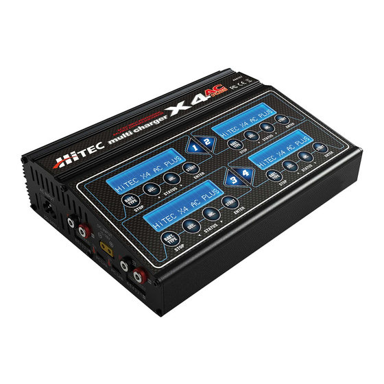 HITEC multi charger X4 AC PLUS Bedienungsanleitung