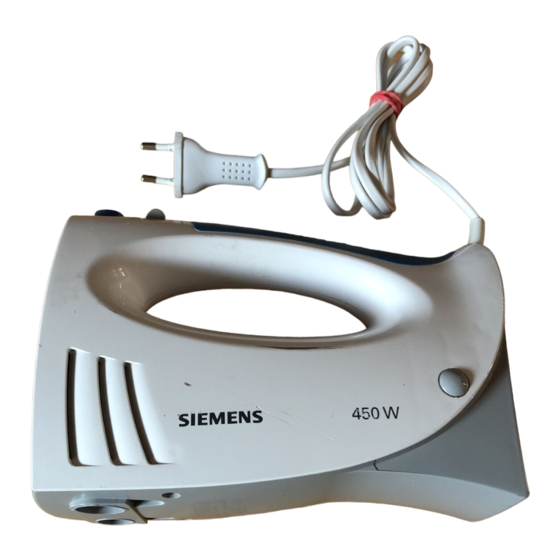 Siemens MQ950 Gebrauchsanleitung