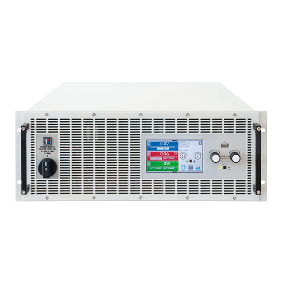 Elektro-Automatik PSI 10000 4U Serie Betriebsanleitung