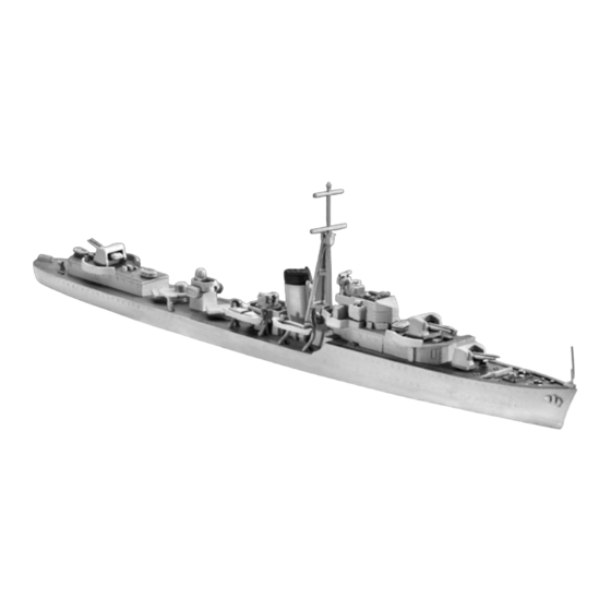 REVELL HMS KELLY Handbuch