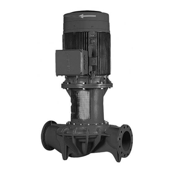 Wilo -CronoLine IL 250 series Einbau- Und Betriebsanleitung