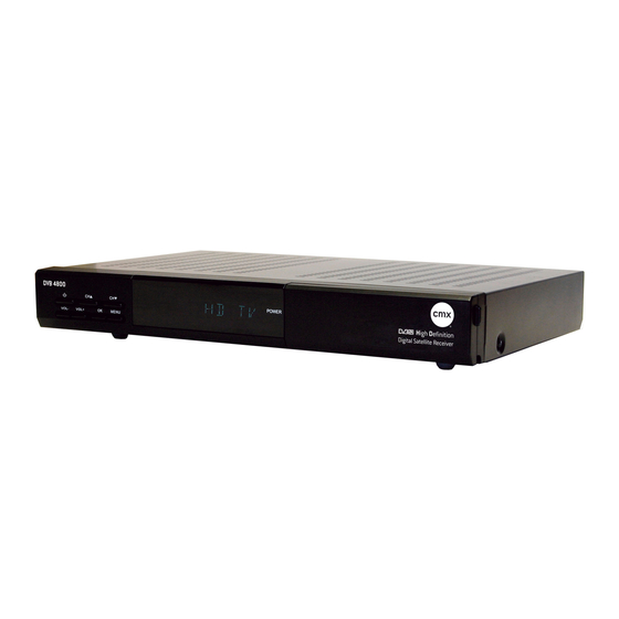 CMX DVB 4800 Benutzerhandbuch