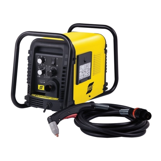 ESAB Cutmaster 60 Bedienungsanleitung