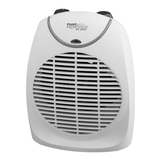 FUST PRIMOTECQ HT 2003 Bedienungsanleitung