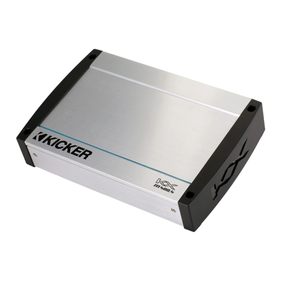 Kicker KXM400.4 Benutzerhandbuch