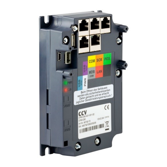 CCV OPP-C60s Systemhandbuch