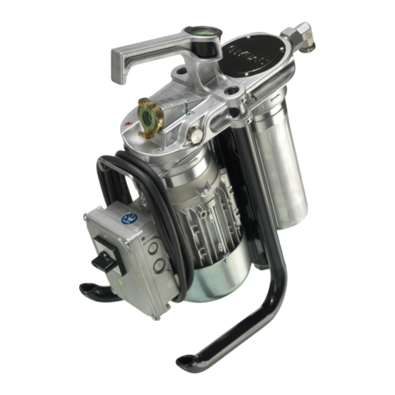 HYDAC FILTER SYSTEMS MobileFiltration Unit MFU-15E Betriebs- Und Wartungsanleitung