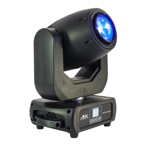 afx light SPOT180LED Bedienungsanleitung