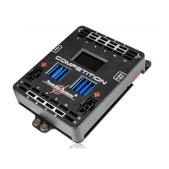 PowerBox Systems Competition Bedienungsanleitung