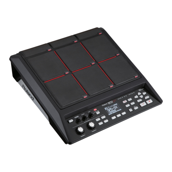 Roland SPD-SX Bedienungsanleitung