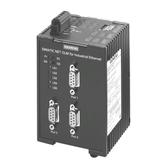 Siemens SIMATIC NET Projektierungshandbuch