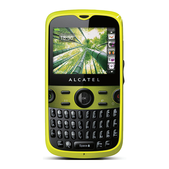 Alcatel OT-800 One Touch Tribe Handbuch