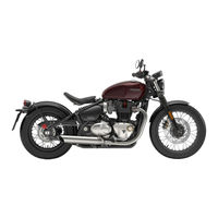 Triumph Bonneville Bobber 2020 Benutzerhandbuch