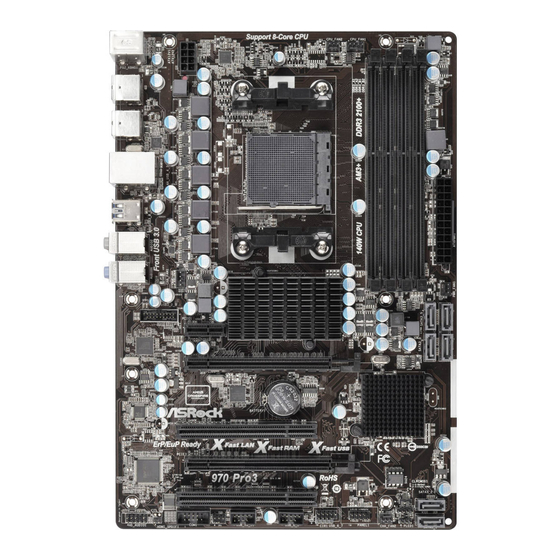 ASROCK 970 Pro3 Bedienungsanleitung