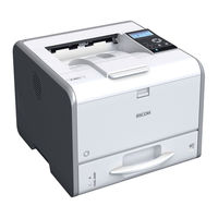 Ricoh SP 3600dn Anwenderanleitung